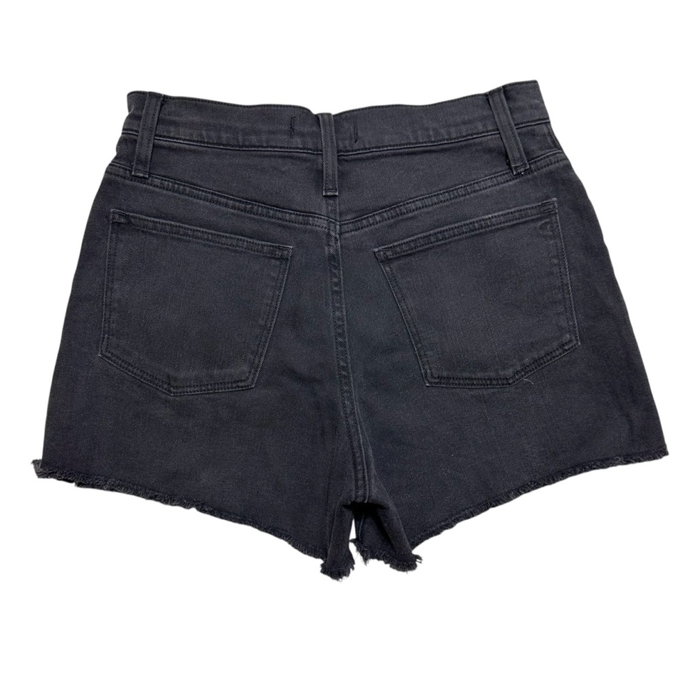 Madewell Women’s Hi-Rise Denim Shorts Button Fly In Black Sz.27 Boho Goth Summer - Picture 4 of 9